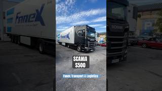 New SCANIA S500 in Black #fanex #truck #austria #scania #v8 #black #adr #scaniapower #best #driver