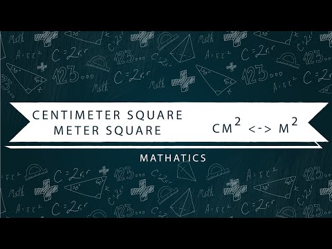 How do you convert square centimeters to square meters?