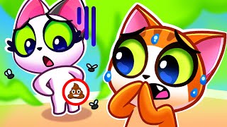 💩 Wipe Your Bum-Bums, Baby 🚽 Potty Training Catoons & Purr-Purr Tails 🐾