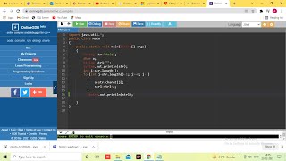 string reverse in java using charAt() || java string question
