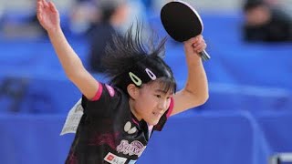 【卓球全日本】最年少１１歳・松島美空「めちゃくちゃ悔しい」一般女子は３回戦敗退…ジュニア女子では３回戦進出