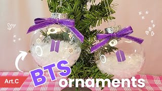 how to make BTS Christmas ornaments 💜 Christmas Craft |✨asmr | no talking | SPECIAL OCCASION EP.1-3