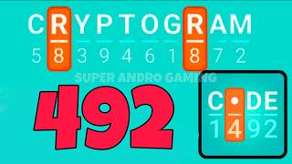 CRYPTOGRAM 492