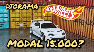 TUTORIAL CARA MEMBUAT DIORAMA HOTWHEELS GAMPANG DAN MURAH  / DIY HOW TO MAKE HOTWHEELS DIORAMA