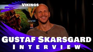 Gustaf Skarsgard Interview -  Vikings 2017 - Season 5