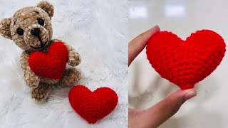 Tutorial crochet love | amigurumi love | Easy Crochet Love