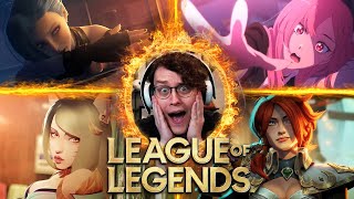 EVERY LEAGUE OF LEGENDS Cinematic Reaction (2013 - 2022) - RogersBase Reacts