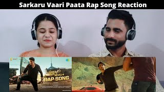 Sarkaru Vaari Paata Rap Song Reaction | Mahesh Babu Reaction | Keerthy Suresh | Thaman S |Parasuram