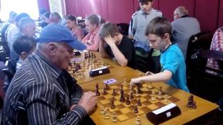 Tykhon Cherniaiev vs. Gatsenko Mikhail. Ukraine. Nikolaev. Blitz. 09/05/2017