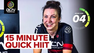 Time Is Of The Essence | 15 Min Quick Indoor Cycling HIIT