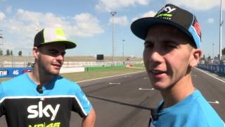 Il team SKY VR46 (© Sky) su GPOne.com MotoGP e Superbike online