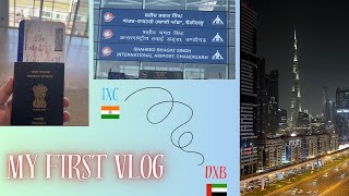 Chandigarh to Dubai | My First Vlog 😎 | Immigration at Chandigarh Airport | Dubai Duty Free!