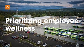 Combining comfort, wellness, and functionality in a transit facility