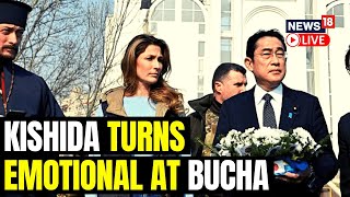 Japan PM Kishida Tours Bucha Massacre Site In Ukraine | Fumio Kishida In Ukraine To Meet Zelensky