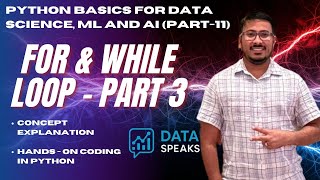 Python For Loop Tutorial-3 | Nested for loop & while loop with Coding Examples | Python Basics #11