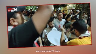 احتفال جنوني لجماهير الزمالك بعد هدف "زيزو": "الليلة جينا وبطولة الدوري لينا"