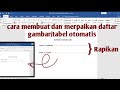 Cara Membuat, Merapikan, Daftar Gambar, & Tabel Otomatis Di Word