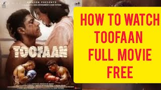 Toofaan full movie online watch free | How to watch Bollywood new movie - Toofaan |Farhan Akhtar