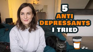 All antidepressants I tried in one year of therapy (plus sleeping pills)