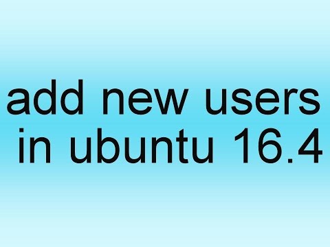 Add User and Grant Root Privileges in ubuntu 16.4 Add User and Grant Root Privileges in ubuntu 16.4