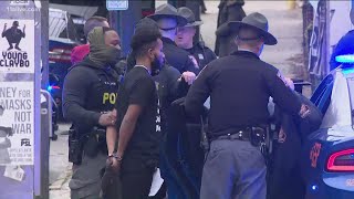 Some protesters near Downtown Connector in Atlanta detained