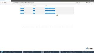 07 class Bootstrap 4 Table