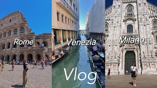 [Vlog] 이탈리아 가고 시푼사람? Italy Vlog🇮🇹ㅣ로마여행(바티칸, 콜로세움, 진실의입, 트레비분수)ㅣ오르비에토,피렌체,베네치아여행(셀린느쇼핑), 밀라노여행ㅣ유럽여행