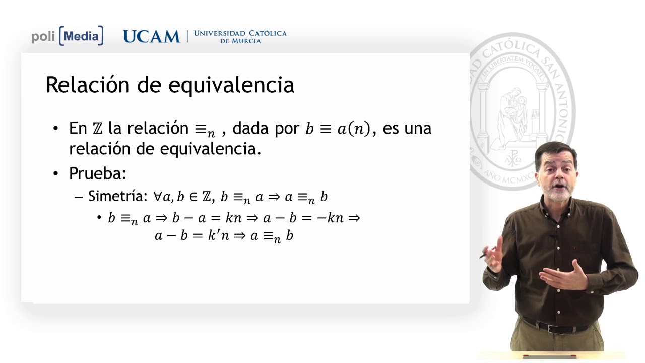 Matemática Discreta - Congruencias: Relación De Equivalencia - Jesús ...