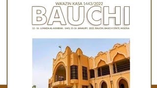 (Jibwis nhq Jos) Sanarwar Wa'azin kasa da kasa a Jihar Bauchi ranar 15 January,2022.