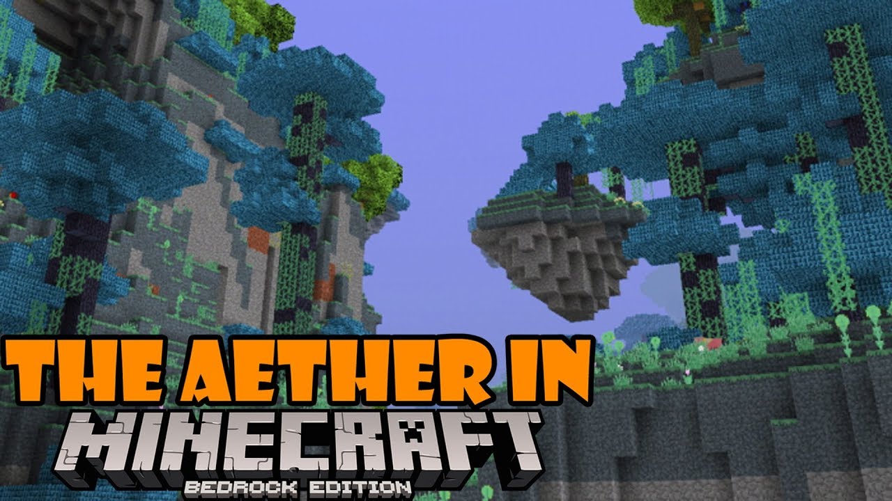The Aether In Minecraft Bedrock Map Showcase Youtube