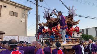 平成30年 龍田大社秋季大祭 本宮 坂根太鼓台 宮出