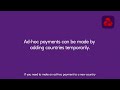 bankline controlling countries for international payments natwest