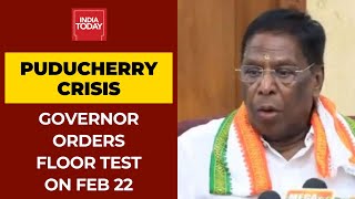 Puducherry Crisis: Narayanasamy Govt To Face Floor Test On February 22