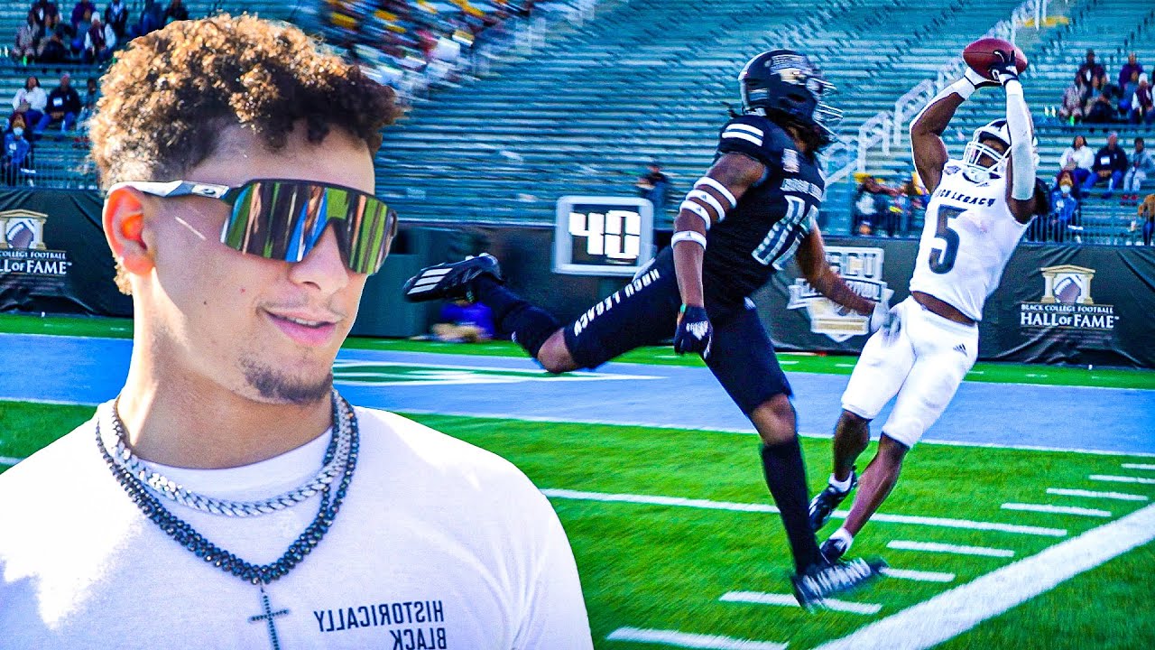 PATRICK MAHOMES PULLED UP TO RECRUIT! (BEST HBCU PLAYERS IN THE NATION)
