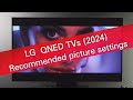 LG 2024 QNED TVs - recommended picture settings