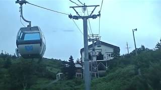 (mikayama00)秋田　森吉山　阿仁ゴンドラ　山麓から山頂駅舎上り車窓