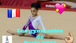 Les gymnastes de Paris 2024