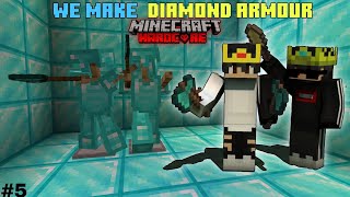 we make this awesome diamond armour || how to make diamond armour || diamond armour kese banaya