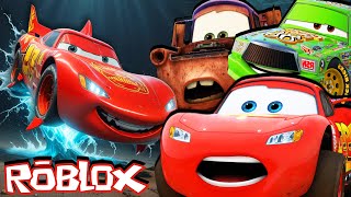 Lightning McQueen BECAME A SHARK in Roblox! The Cars Characters Play Be A Shark Obby