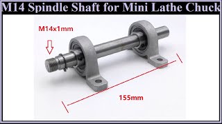 CNC LATHE BUILD PART 7 - M14 Spindle Shaft for Mini Lathe Chuck Unboxing