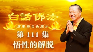 卢台长【悟性的解脱】-卢军宏台长白话佛法开示（第一百一十一集）2020年8月1日