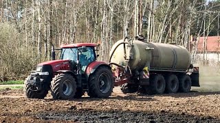 (GOPRO) 3x CASE 225 IH PUMA I Gülle fahren I   Grob Grubbern Action Pur