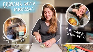 Late Night Cooking With MARISSA! a chatty cook with me w/ an update on my new job! | vlogmas day 11