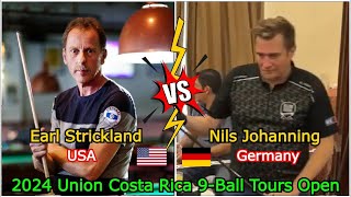 Earl Strickland vs Nils Johanning COSTA RICA OPEN 2023 Nov.