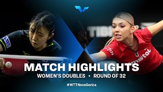 Highlights | Haruna Ojio vs Bernadette Szocs | WS R32 | WTT Contender Nova Gorica 2022