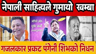 गजलकार प्रकट पंगेनी शिव को निधन | prakat pangeni shiva death | nepali gazal | new voice tv nepal