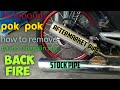 Backfire ng motorcycle how to remove