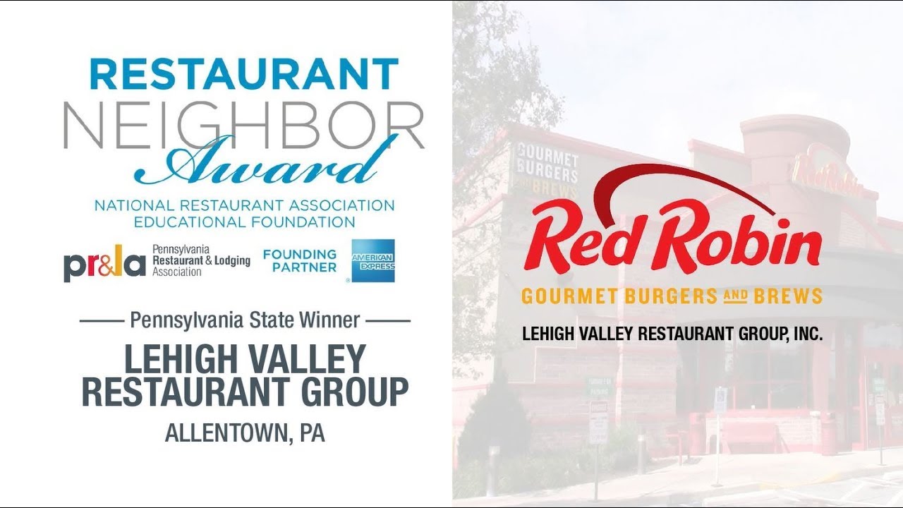 2018 Pennsylvania Restaurant Neighbor Award - Lehigh Valley Restaurant ...