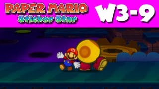 Paper Mario Sticker Star - W3-9 - Gauntlet Pond (Nintendo 3DS Gameplay Walkthrough)