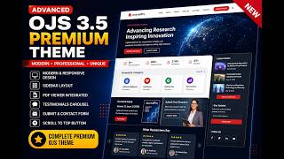 Building a Premium OJS 3.5 Theme from Scratch | Modern Journal UI with Bootstrap 5
